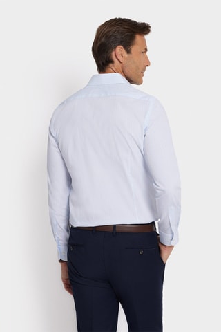 Camisa slim - Azul - Azul