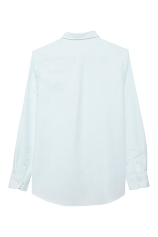 Chemise regular en coton biologique - Bleu clair