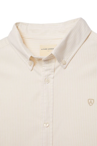 Chemise regular en coton biologique - Jaune