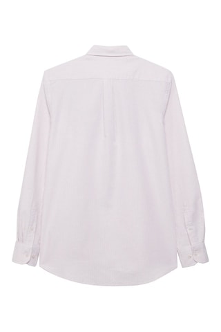 Chemise regular en coton biologique - Corail