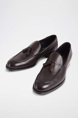 Mocassins en cuir - Marron