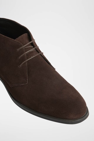 Boots en nubuck - Marron