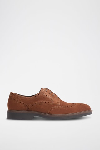 Derbys en nubuck - Marron