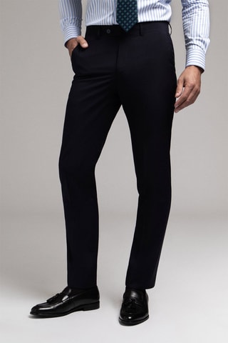 Pantalon de costume slim - Bleu marine