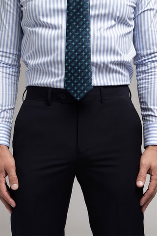 Pantalon de costume slim - Bleu marine