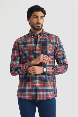 Chemise regular - Bleu marine