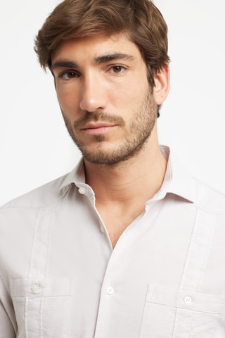 Chemise regular - Beige