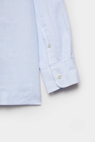 Chemise en lin - Bleu