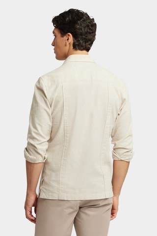Chemise regular en lin - Beige