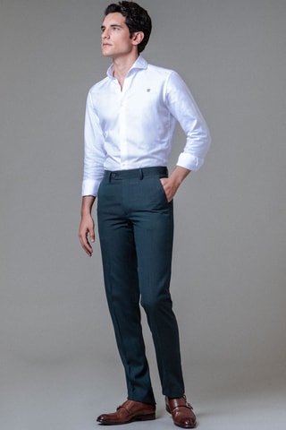 Pantalon de costume - Vert