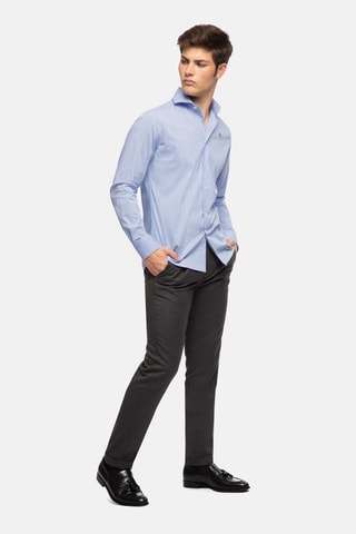 Camisa slim - Azul