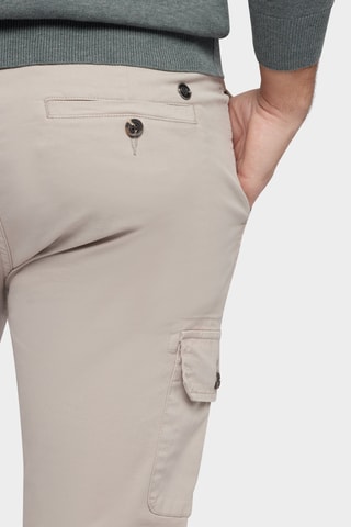 Calças cargo slim - Bege