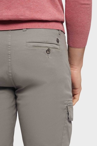 Calças cargo slim - Cinzento