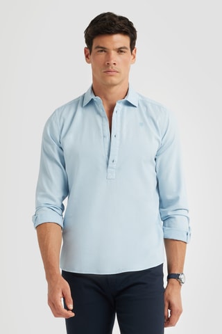 Polo regular - Bleu
