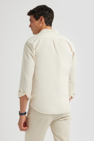 Polo regular - Écru