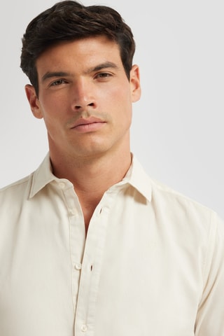 Polo regular - Écru