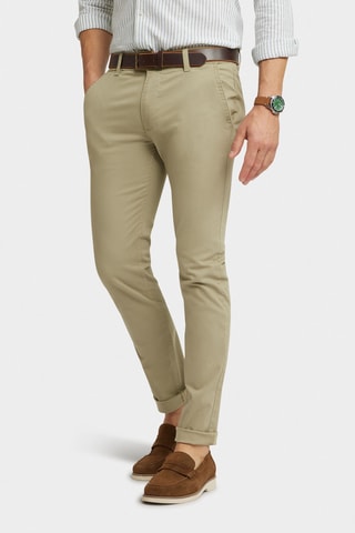 Pantalon slim - Vert