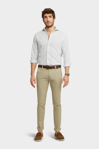 Pantalon slim - Vert