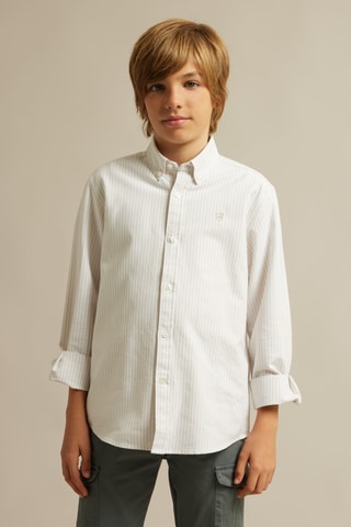 Chemise regular - Beige