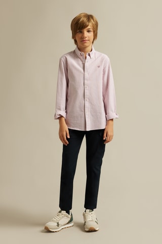 Chemise regular - Rouge