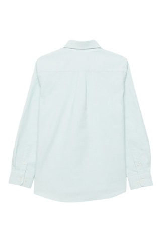 Chemise regular en coton biologique - Vert