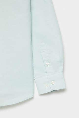 Chemise regular en coton biologique - Vert
