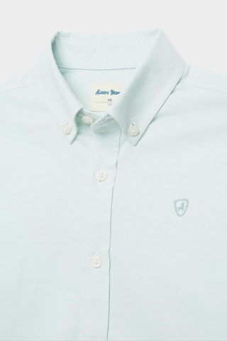 Chemise regular en coton biologique - Vert