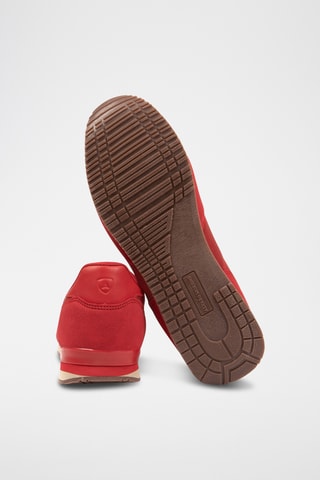 Baskets en nubuck - Rouge