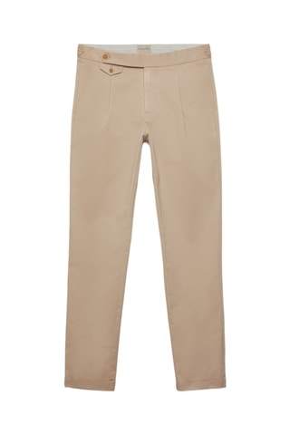 Pantalon regular - Marron