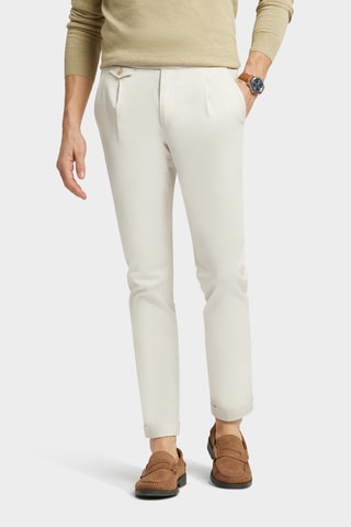 Pantalon regular - Écru