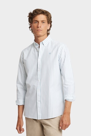 Chemise regular en coton biologique - Vert