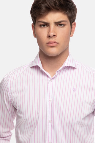 Camisa slim - Rosa
