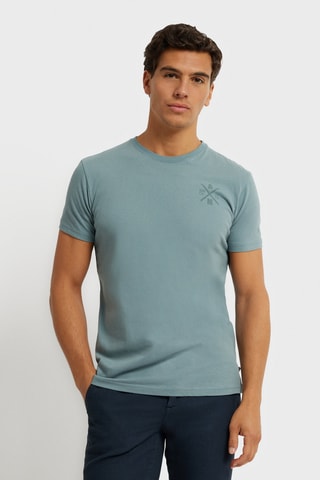 T-shirt regular - Bleu