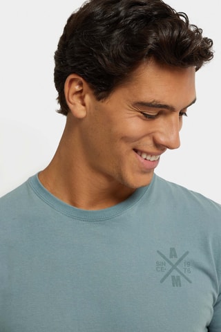 T-shirt regular - Bleu