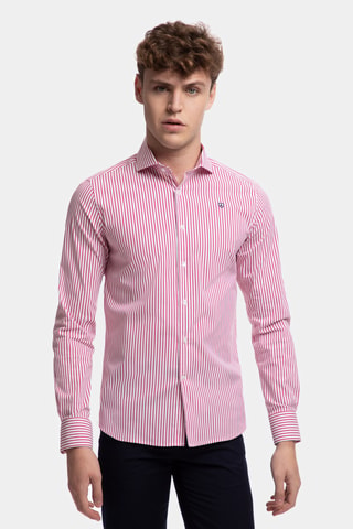 Camisa slim - Vermelho