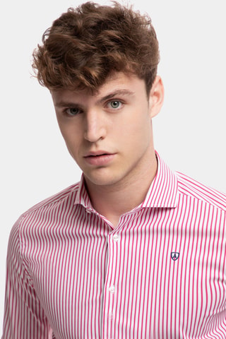 Camisa slim - Vermelho