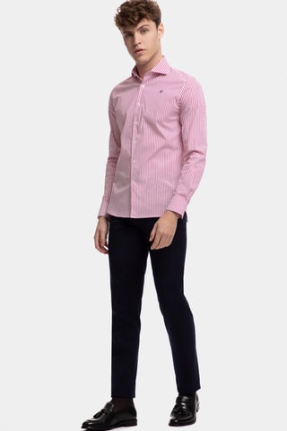 Camisa slim - Vermelho