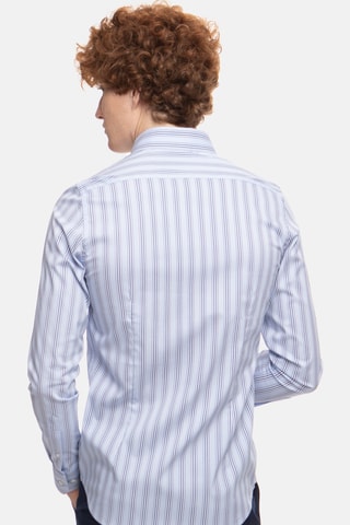 Camisa slim - Azul