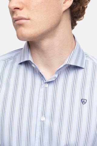 Camisa slim - Azul