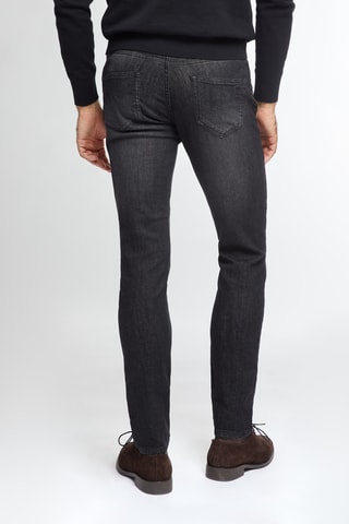 Calças de ganga slim - Preto