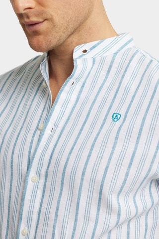 Chemise regular en lin - Bleu clair
