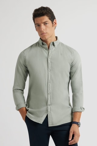 Chemise regular - Vert