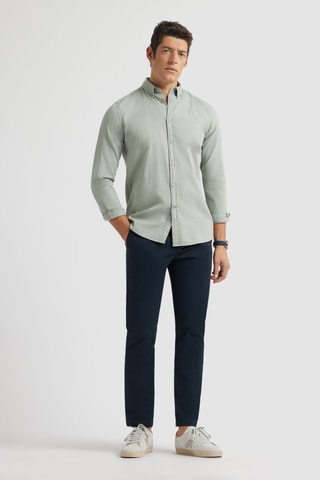 Chemise regular - Vert