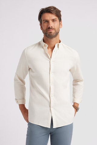 Chemise regular - Écru