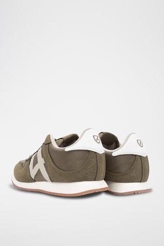Baskets en nubuck - Vert