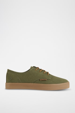 Baskets en nubuck - Vert