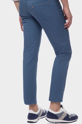 Calças slim - Azul