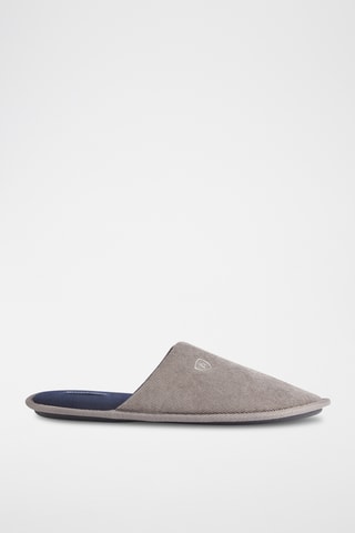 Pantoufles en velours - Gris