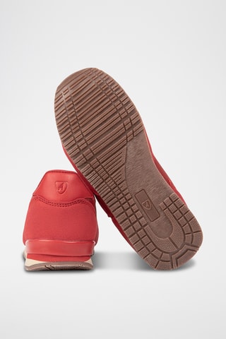 Baskets en nubuck - Rouge
