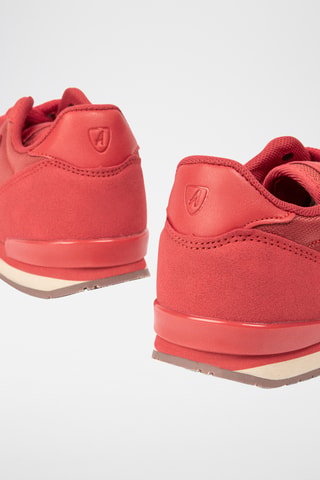 Baskets en nubuck - Rouge